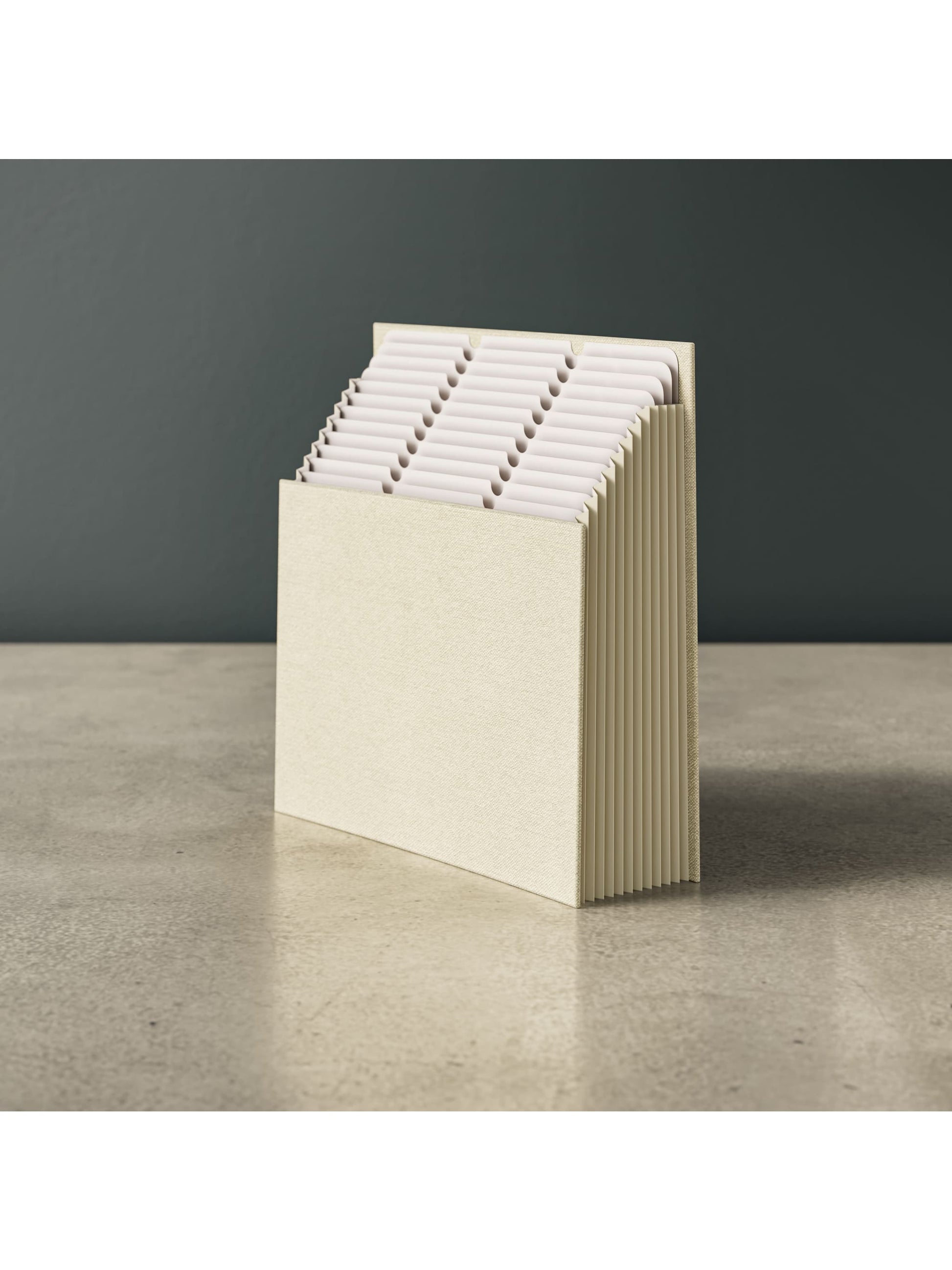 Expanding Stadium® File, 12 Pockets, Beige Color, 13.6" X 12.25" X 1.88" Size, Set of 1, 086486702263