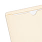 File Jackets, Flat-No Expansion, Straight-Cut Reinforced Tab, Manila Color, Letter Size, Set of 100, 30086486755000