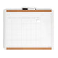 U Brands White PINIT™ Frame Magnetic Dry Erase Monthly Calendar Board, 20" x 16"