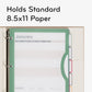 U Brands 5 Tab Dividers - Clear View, Set of 2, 843463161808