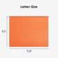 Standard Hanging File Folders with 1/5-Cut TabsStandard Hanging File Folders, 1/5 Cut, Orange, Letter Size, Set of 50, 086486640657
