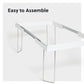 Adjustable Hanging File Folder Frame, White Color, Letter Size, Set of 1, 086486648509