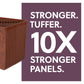TUFF® Vegan Leather Expanding Files, Redrope Color, Letter Size, Set of 1, 086486737869