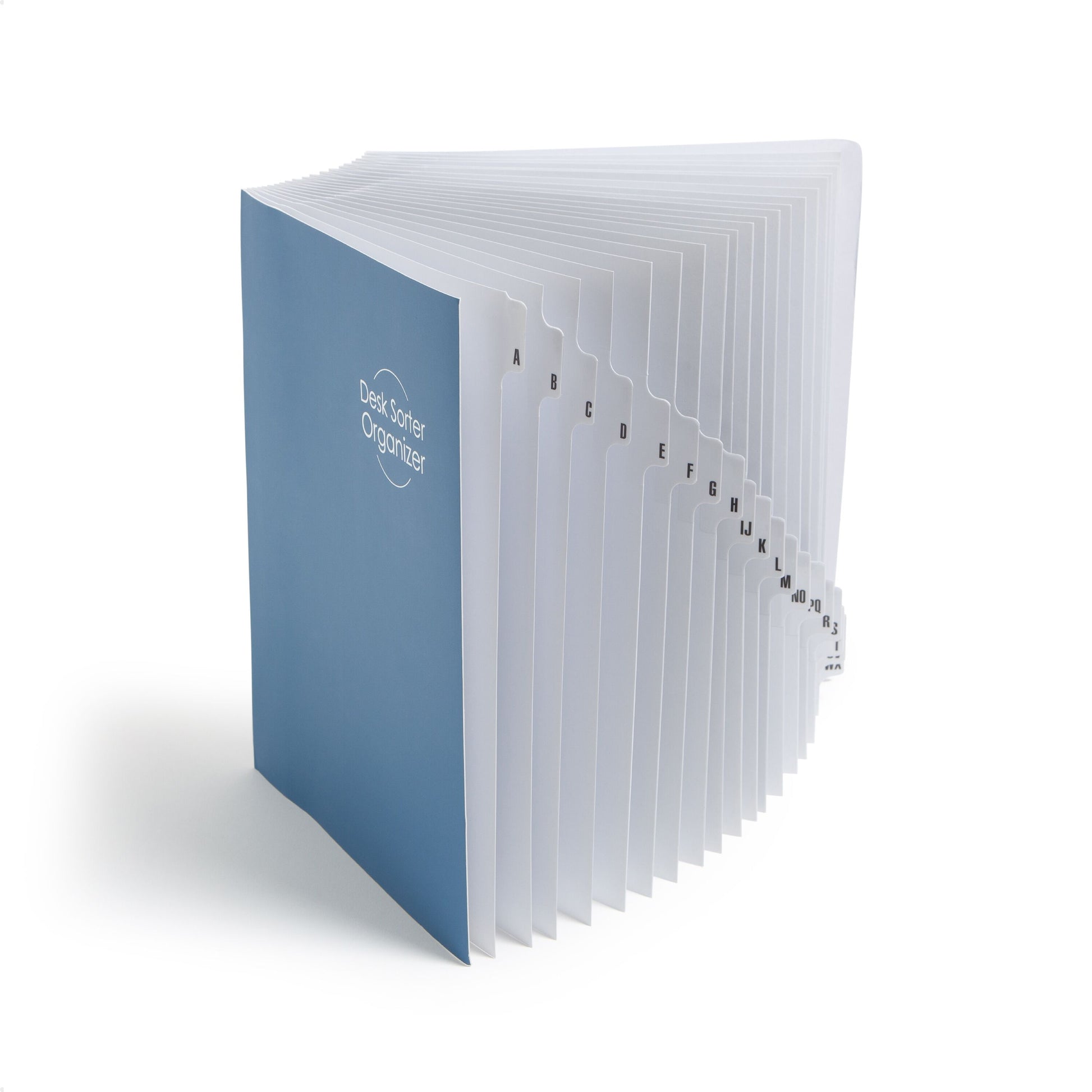 Desk File/Sorters, Dark Blue Color, Letter Size, Set of 1, 086486892827
