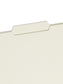 SafeSHIELD® Pressboard Fastener File Folders, 2/5-Cut Guide Height Right of Center Tab, Gray/Green Color, Letter Size, 