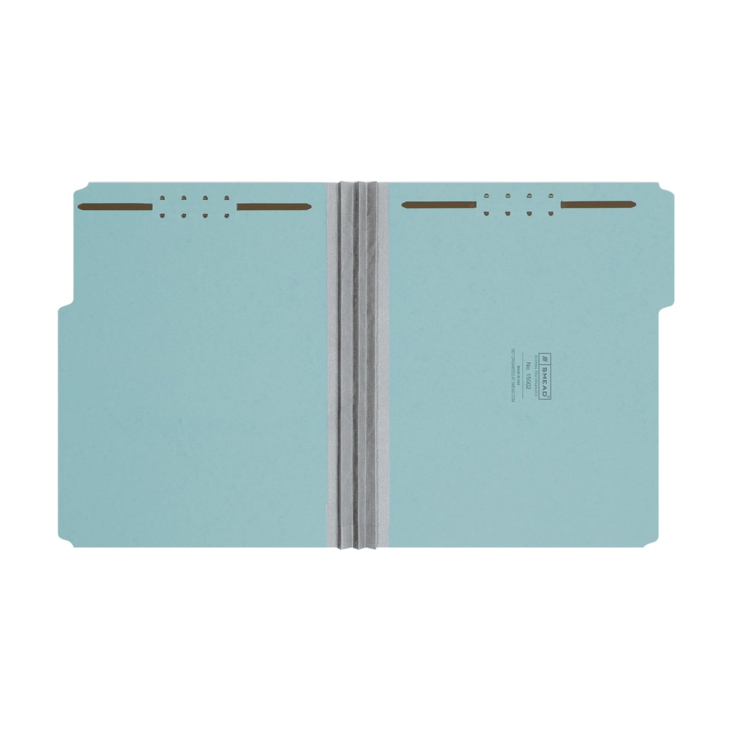 Pressboard Fastener File Folders, 3 inch Expansion, Blue Color, Letter Size, Set of 25, 086486150026