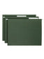 Standard Hanging File Folders with 1/3-Cut Tabs, Standard Green Color, Letter Size, 