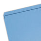 Reinforced Tab File Folders, Straight-Cut Tab, Blue Color, Legal Size, Set of 100, 086486170109