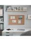 Aluminum Frame Cork Bulletin Board , 23 x 35, SilverMetal Frame Cork Board, Silver, Brown, 35" x 23", 3 x 2, Brown, 35" X 23" Size, Set of 1, 812296020217