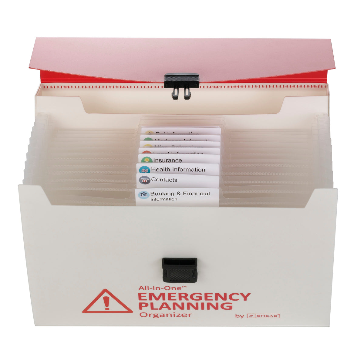 All-in-One™ Poly Emergency Planning Organizer, 1/3 Cut, 3-1/2 ...