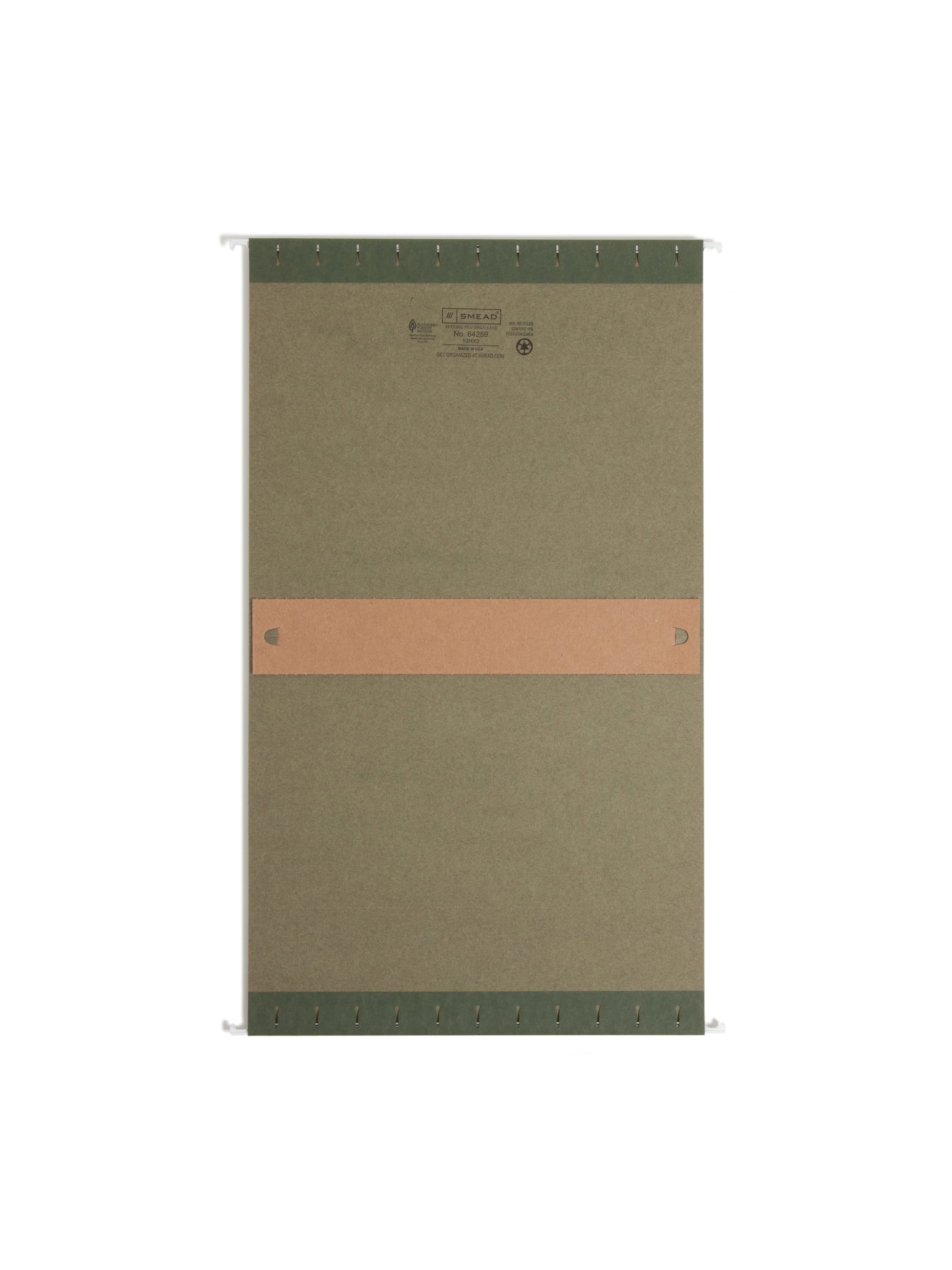 Hanging Box Bottom File Folders, 2 inch Expansion, Standard Green Color, Letter Size, Set of 25, 086486642590