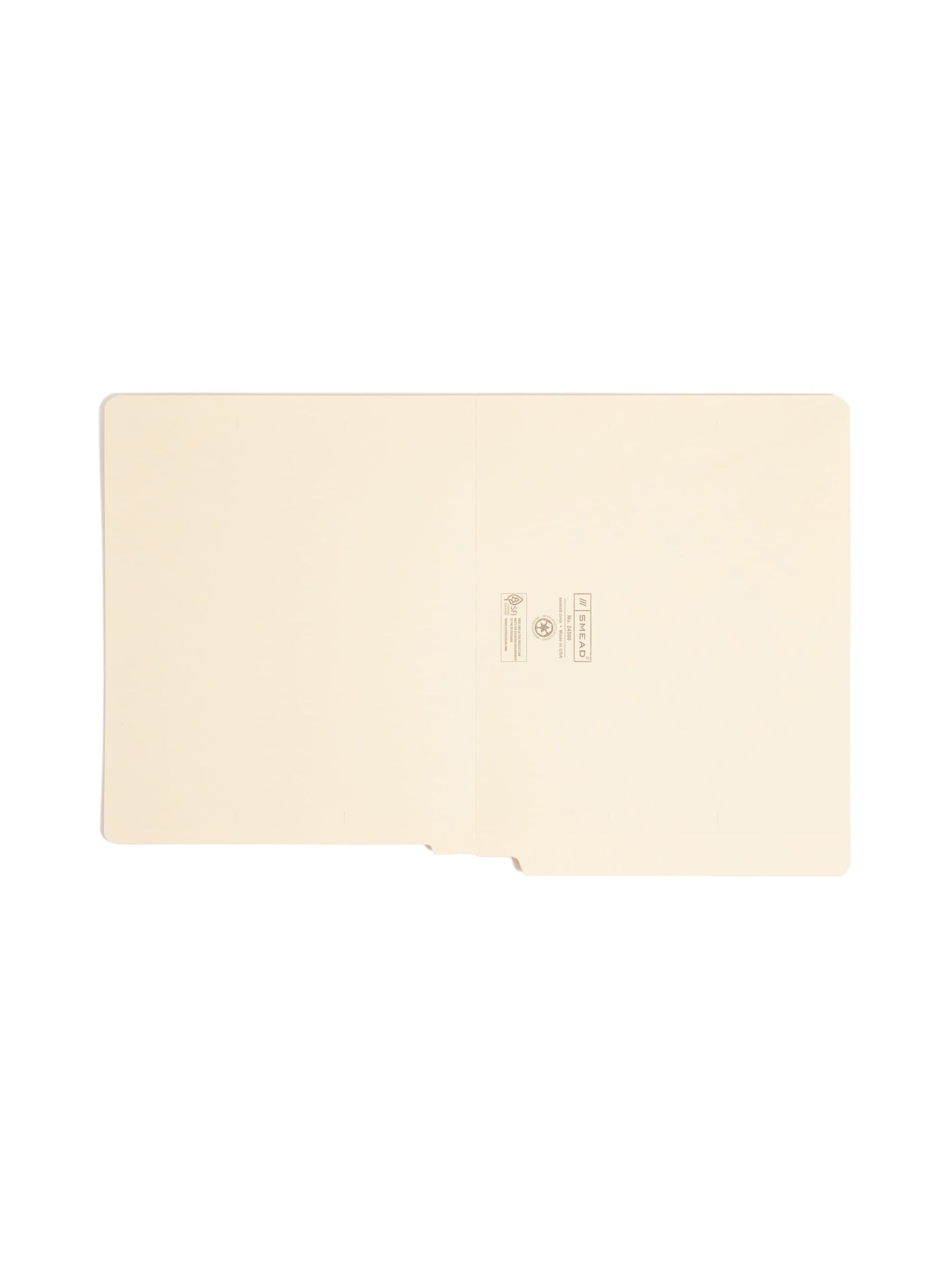 Shelf-Master® Reinforced Tab End Tab File Folders, Straight-Cut Tab, Manila Color, Letter Size, Set of 100, 086486245005