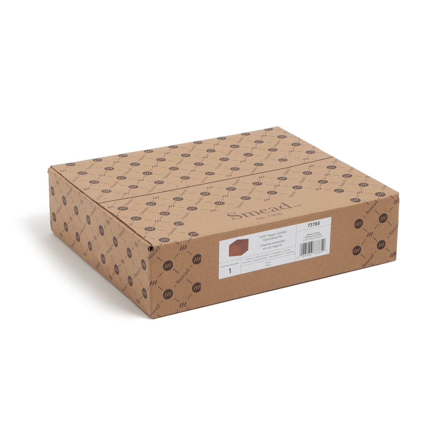 TUFF® Vegan Leather Expanding Files, 31 Pockets, Numerical , Brown Color, Letter Size, Set of 1, 086486737852