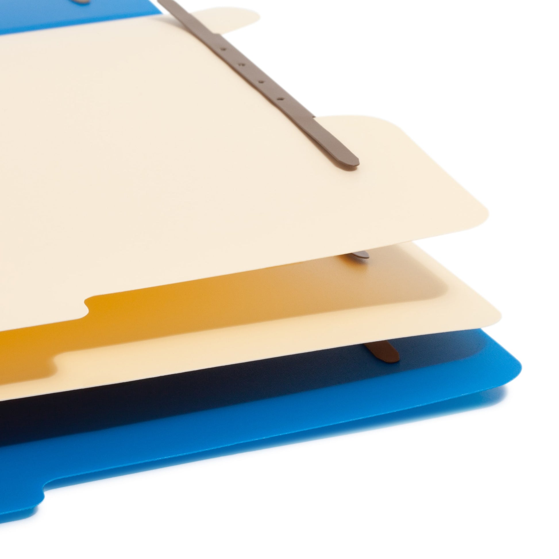 Poly Classification File Folders, Blue Color, Letter Size, Set of 10, 30086486140455