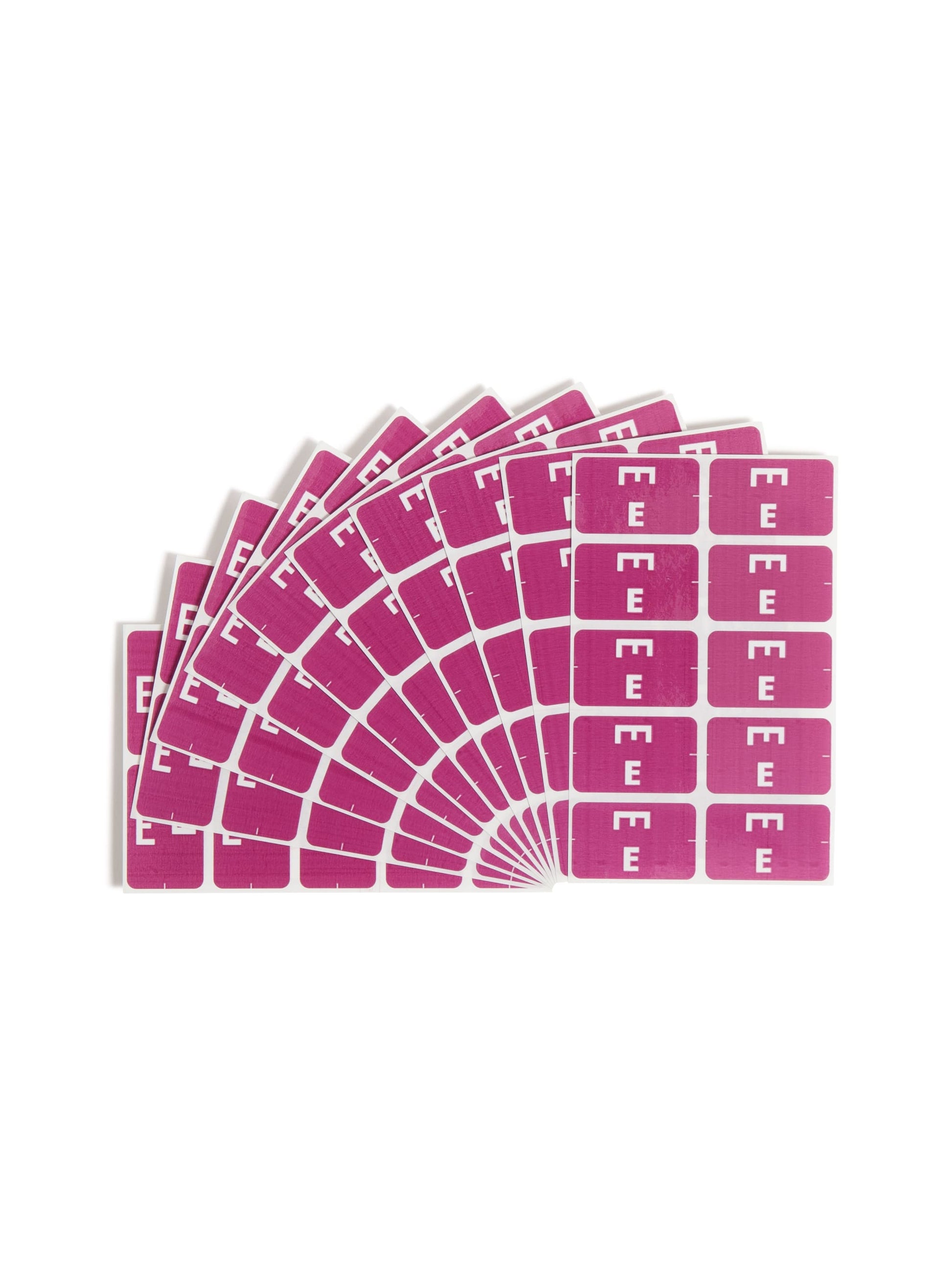 AlphaZ® ACCS Color Coded Alphabetic Labels - Sheets, Purple Color, 1" X 1-5/8" Size, Set of 1, 086486671750
