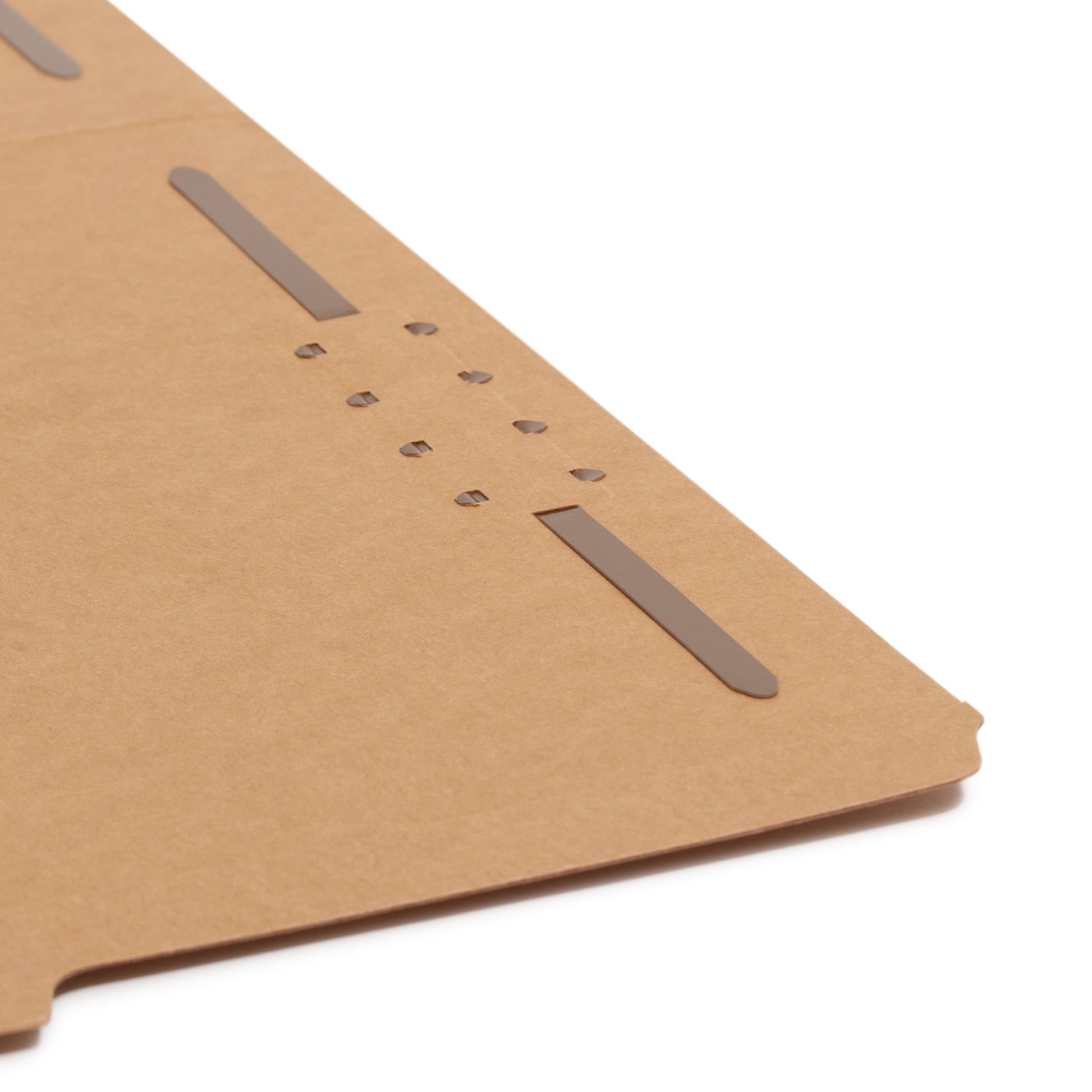 Reinforced Tab Fastener File Folders, 2/5-Cut Right of Center Tab, Kraft Color, Letter Size, Set of 50, 086486148801