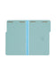 Pressboard Fastener File Folders, 1 inch Expansion, Blue Color, Legal Size, Set of 25, 086486200004