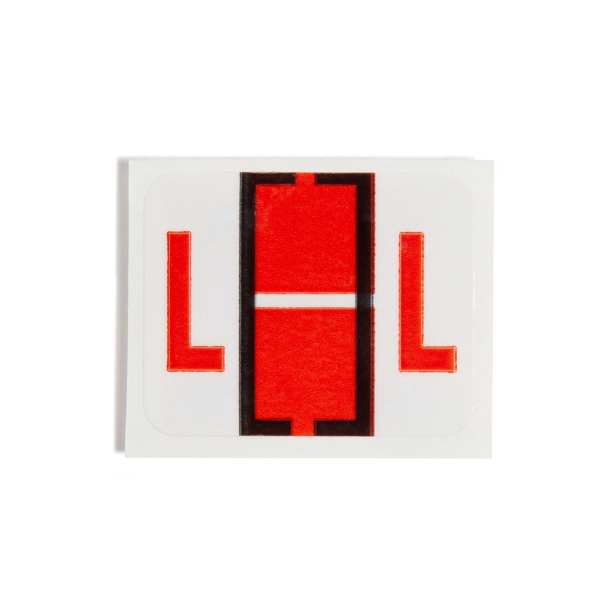 BCCR Bar Style Color-Coded Alphabetic Labels, A-Z Rolls, Dark Orange Color, 1-1/4" X 1" Size, Set of 50, 086486670821