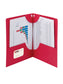 Lockit® Two-Pocket Folders, Red Color, Letter Size, Set of 25, 30086486879805