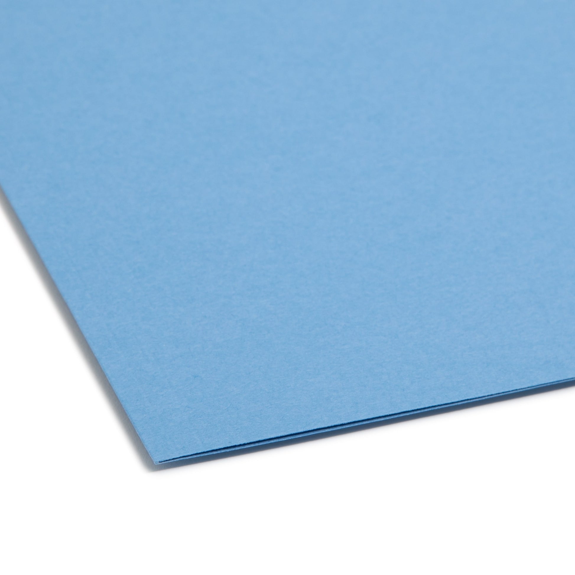 Reinforced Tab Fastener File Folders, 1/3-Cut Tab, 2 Fasteners, Blue Color, Letter Size, Set of 50, 086486120401