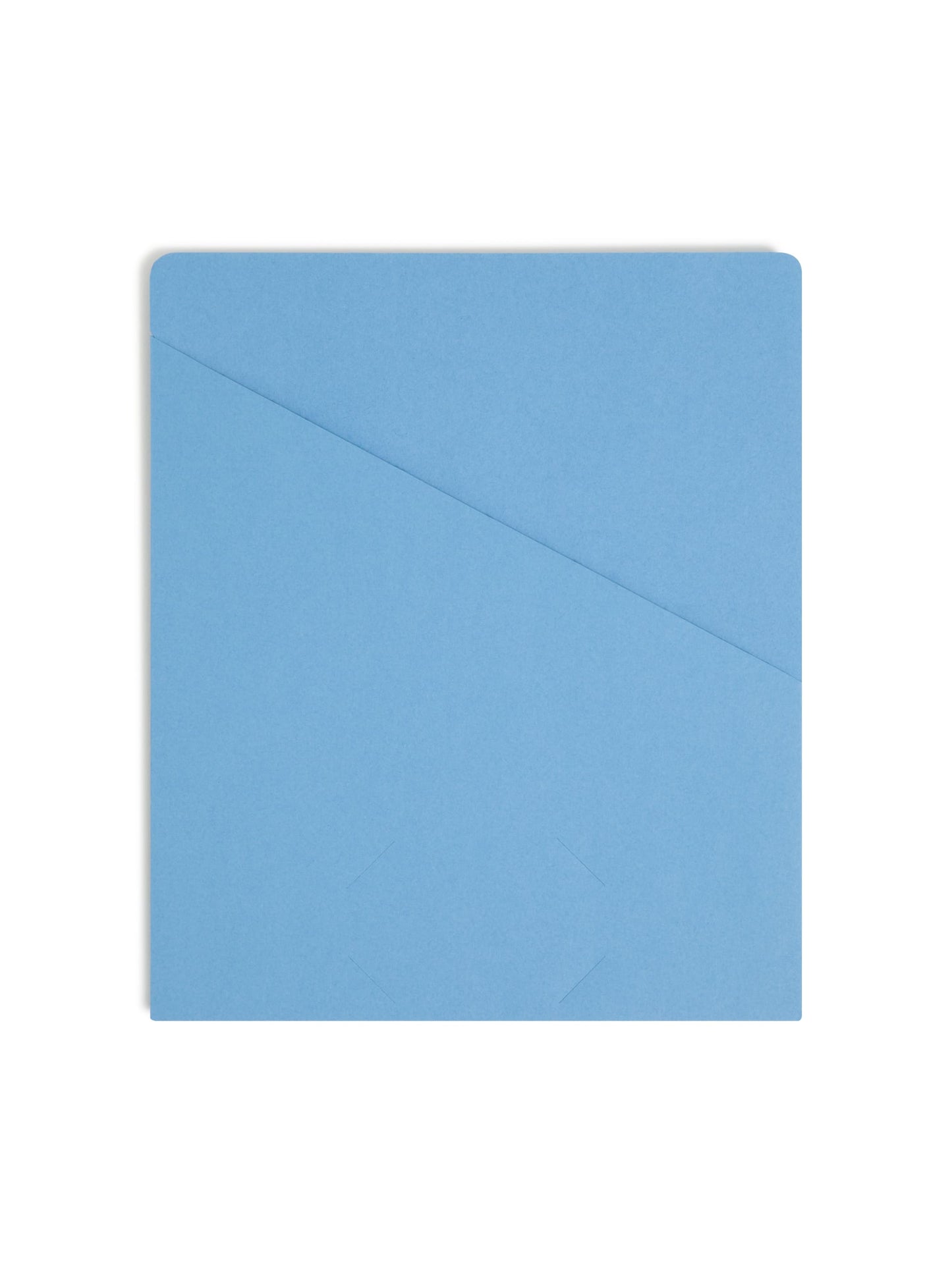 Organized Up® Slash Jackets, Flat-No Expansion, Blue Color, Letter Size, Set of 1, 086486754316