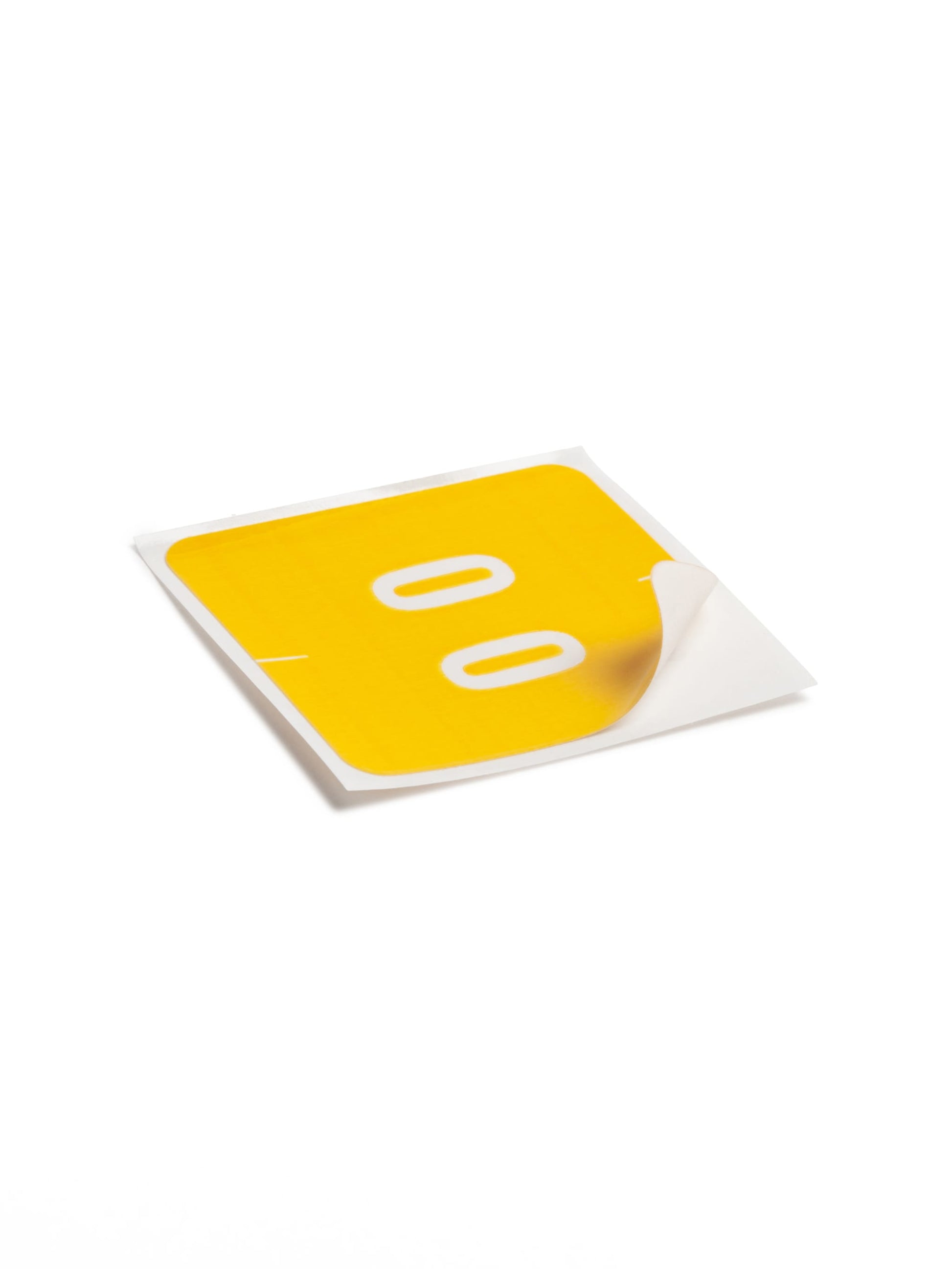 DCC Color-Coded Numeric Labels - Rolls, Yellow Color, 1-1/2" X 1-1/2" Size, Set of 250, 086486674201
