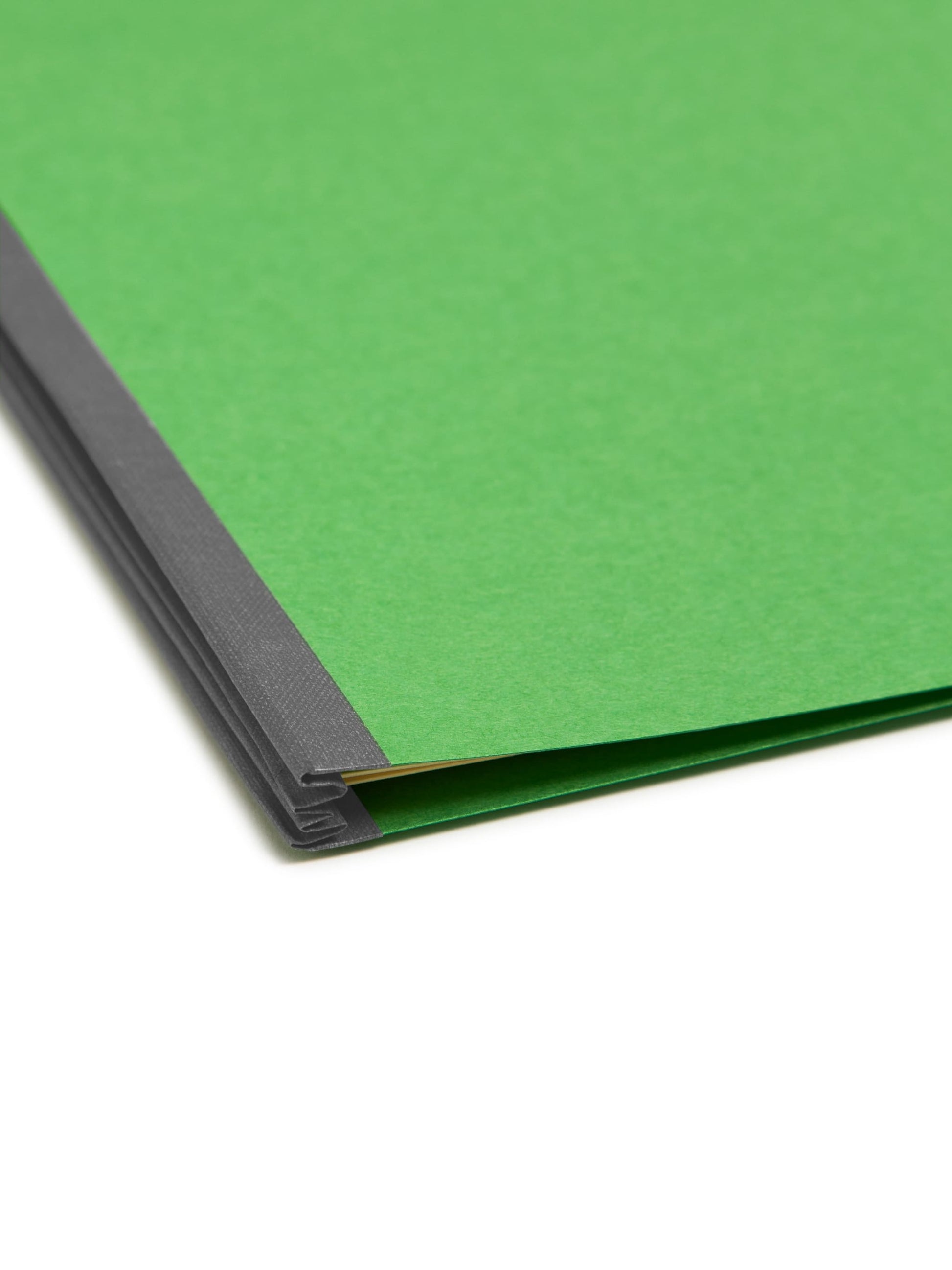 Classification File Folders, 2 Dividers, 2 inch Expansion, Green Color, Letter Size, Set of 10, 30086486140028