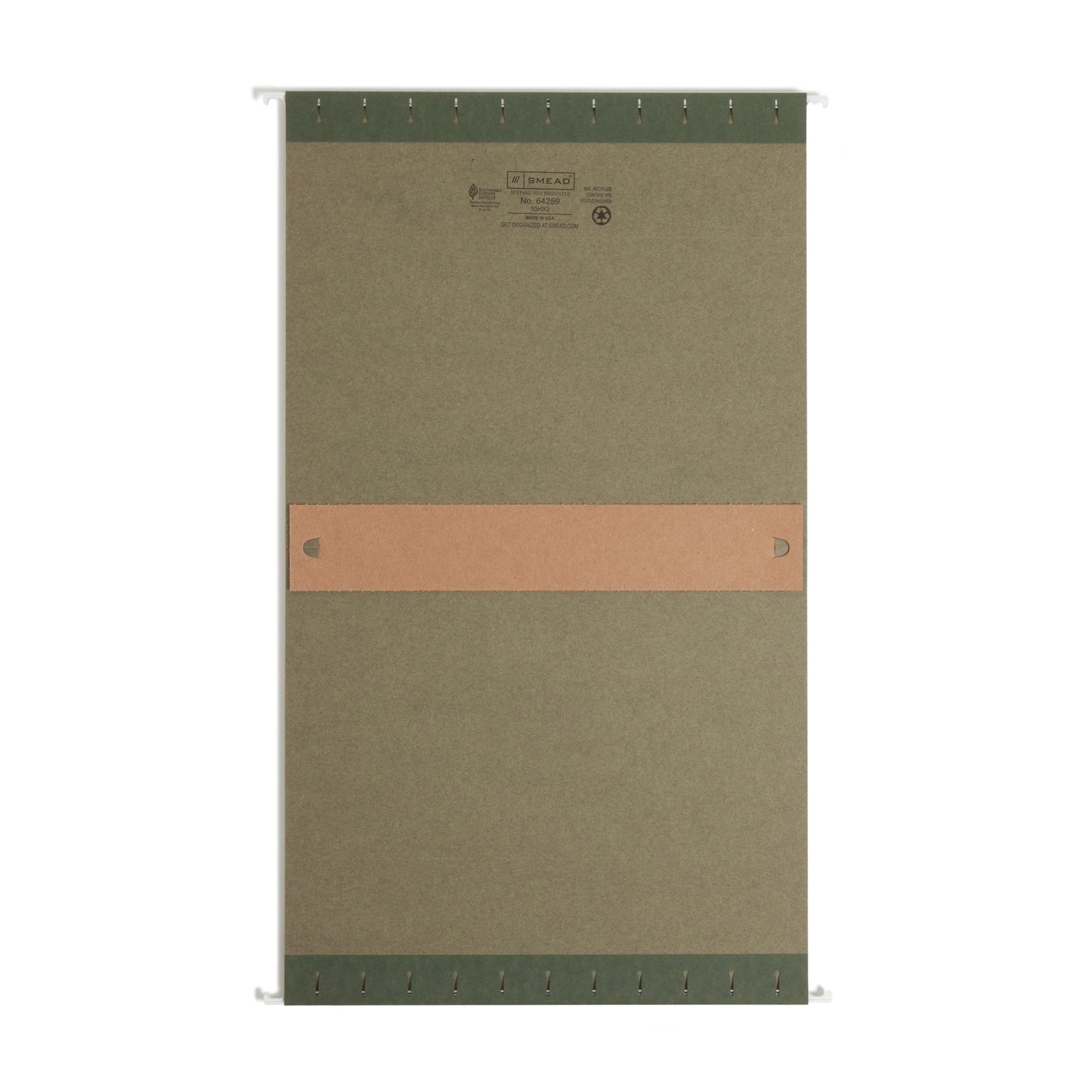 Hanging Box Bottom File Folders, 2 inch Expansion, Standard Green Color, Letter Size, Set of 25, 086486642590