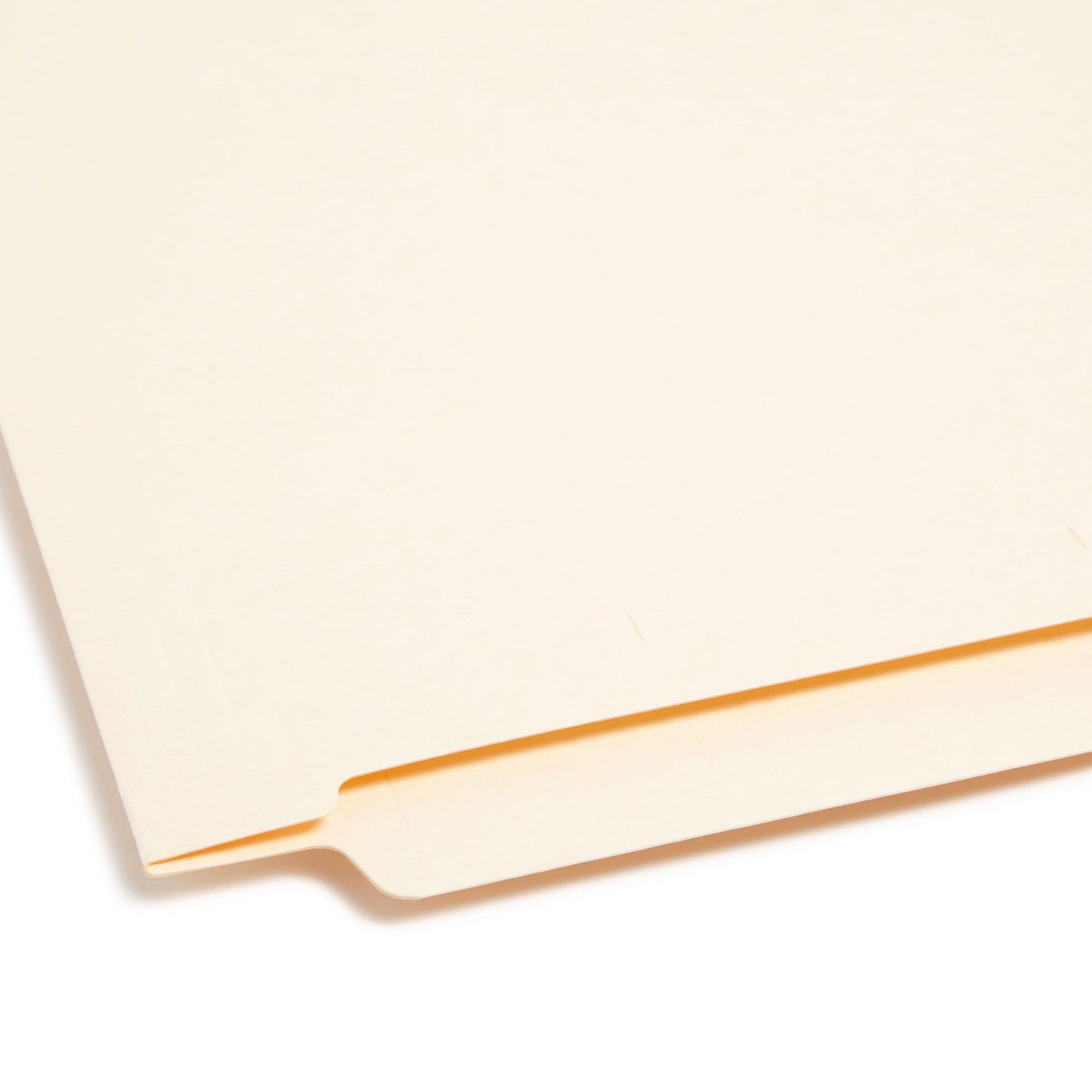 Shelf-Master® Reinforced End Tab File Folders, Straight-Cut Tab, 9 inch Front, Manila Color, Letter Size, Set of 100, 086486241090