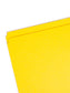 Reinforced Tab File Folders, Straight-Cut Tab, Yellow Color, Letter Size, Set of 100, 086486129107