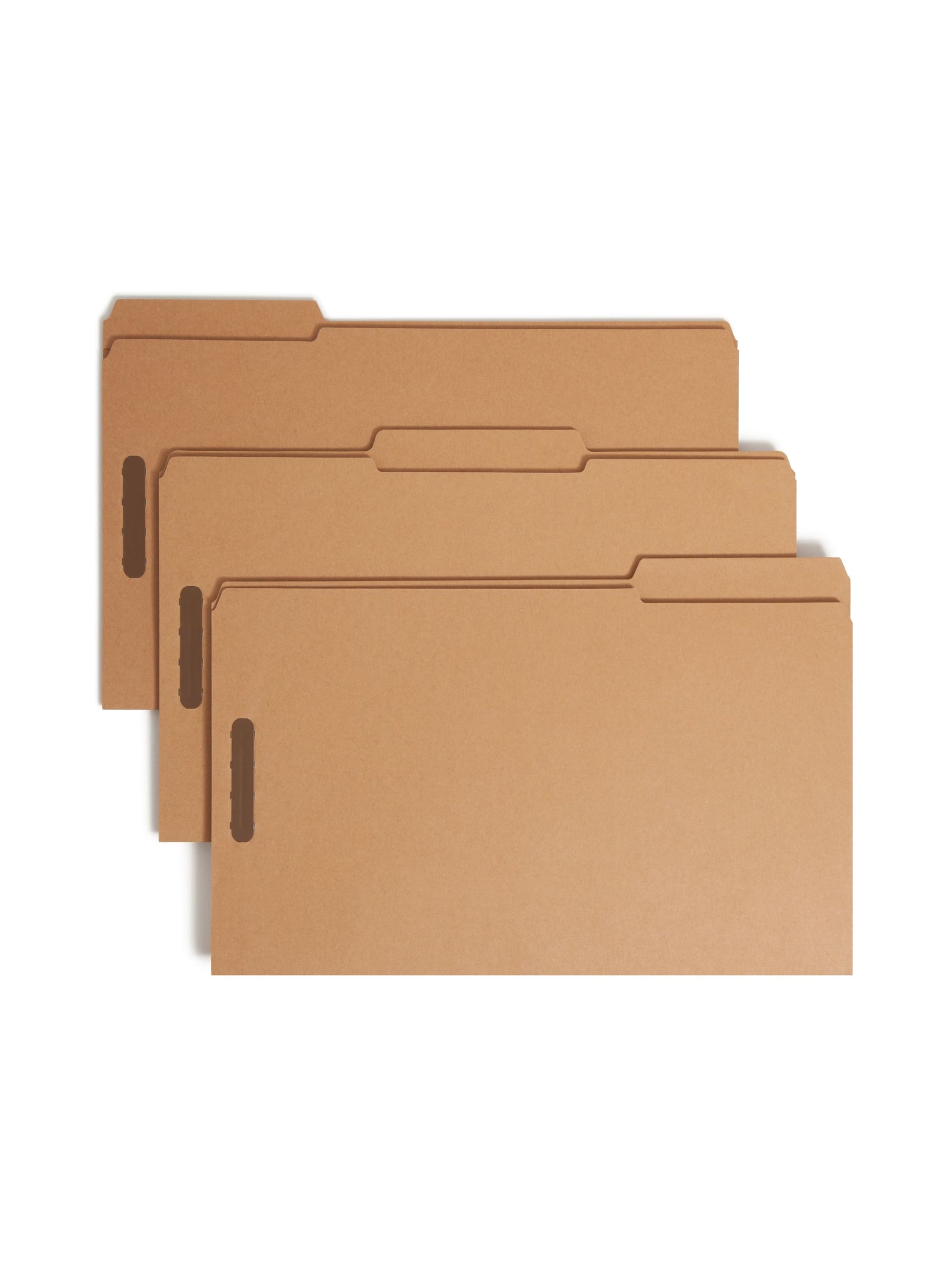 Reinforced Tab Fastener File Folders, 1/3-Cut Tab, 2 FastenersReinforced Tab Fastener File Folders, 1/3 Cut, Kraft, Legal, Kraft, Legal Size, Set of 50, 086486198370