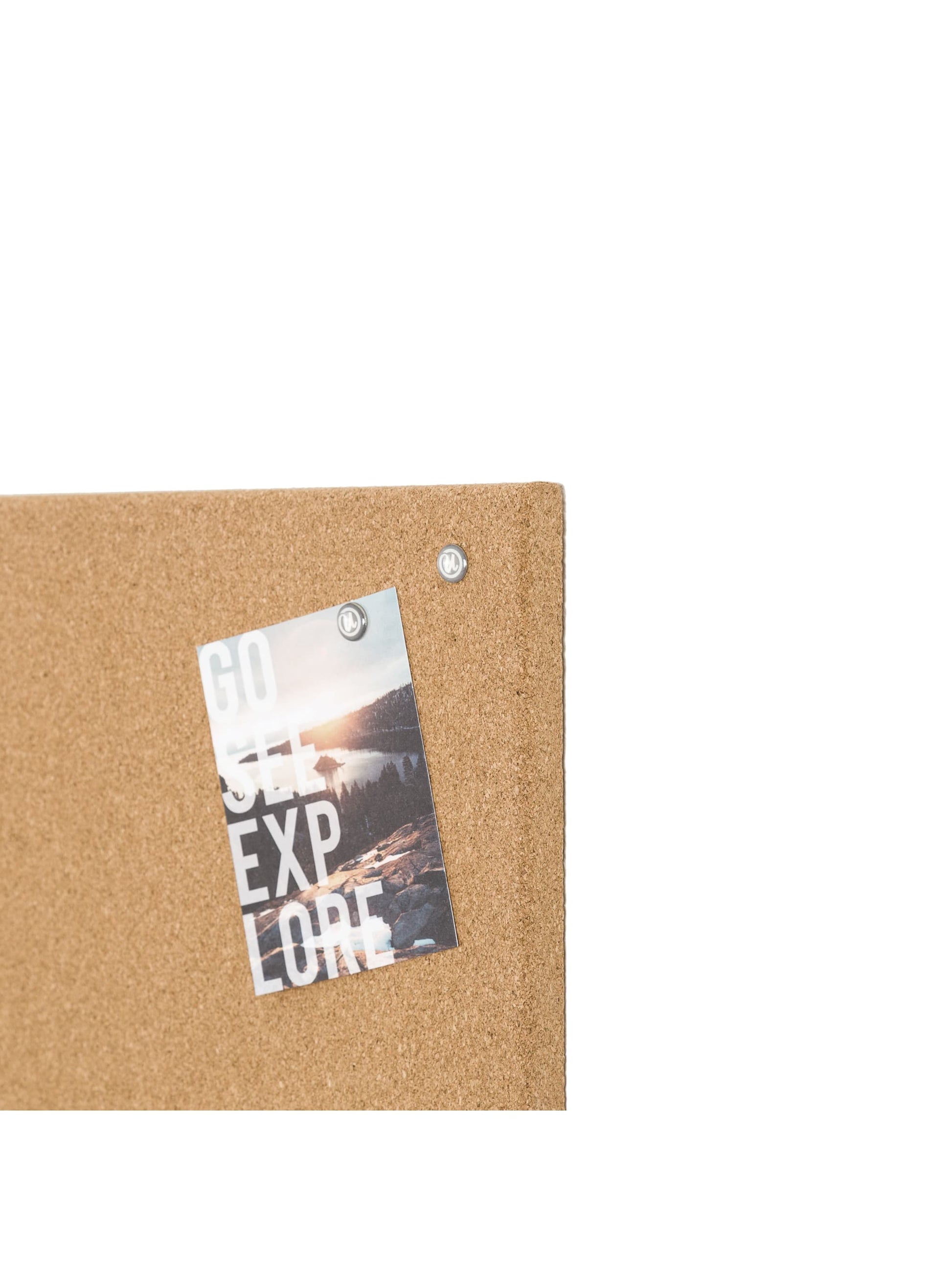 Tile Cork Board, Natural, 14" x 14", 2' or Smaller, Natural, 14" X 14" Size, Set of 1, 812296024635