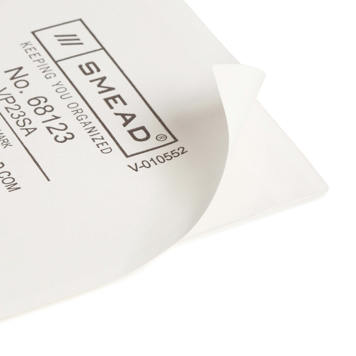 Self-Adhesive Poly Pockets, Clear Color, 2" X 3" Size, Set of 100, 086486681230