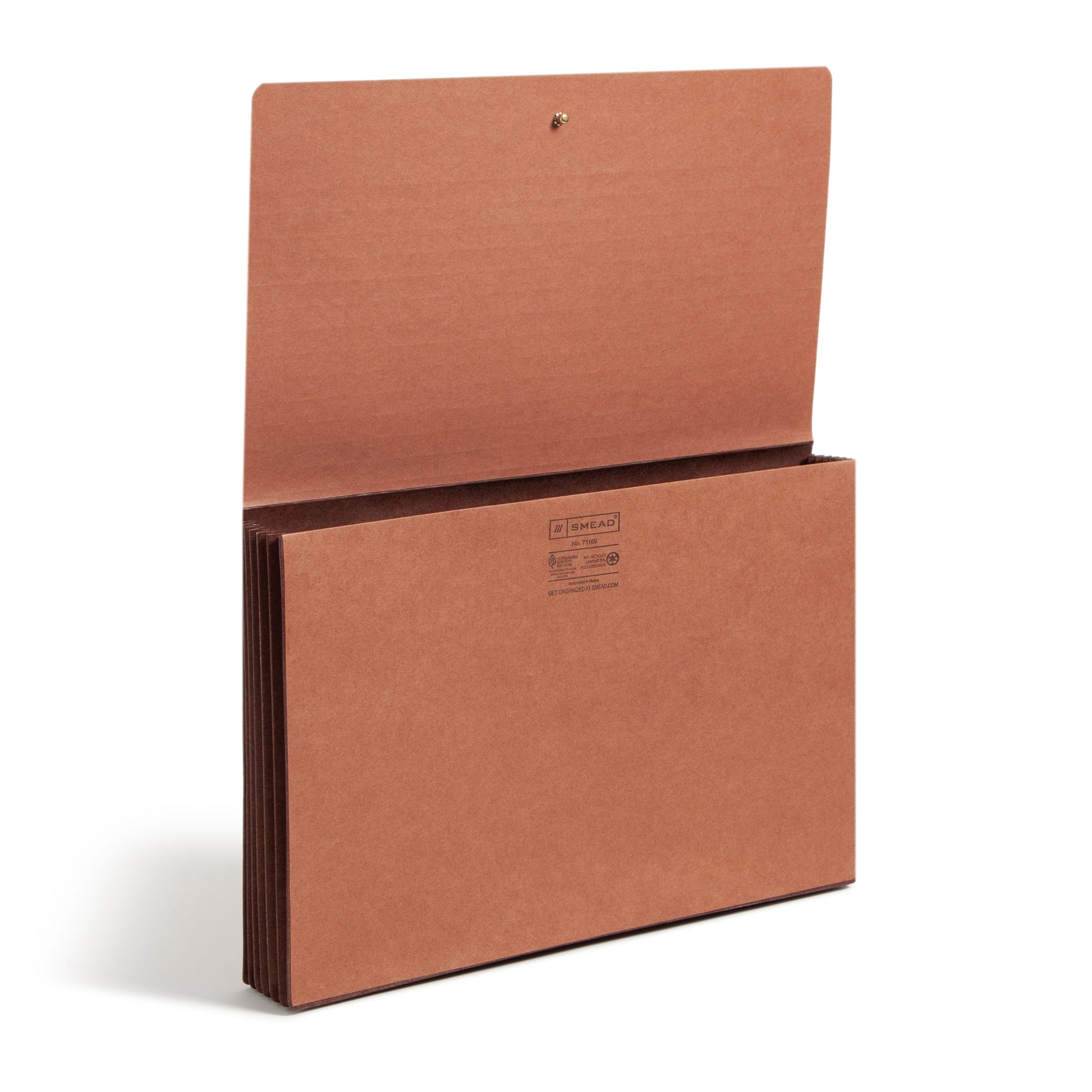 TUFF® Expanding Wallets, 5-1/4-Inch Expansion, Redrope Color, Extra Wide Legal Size, Set of 10, 30086486711662