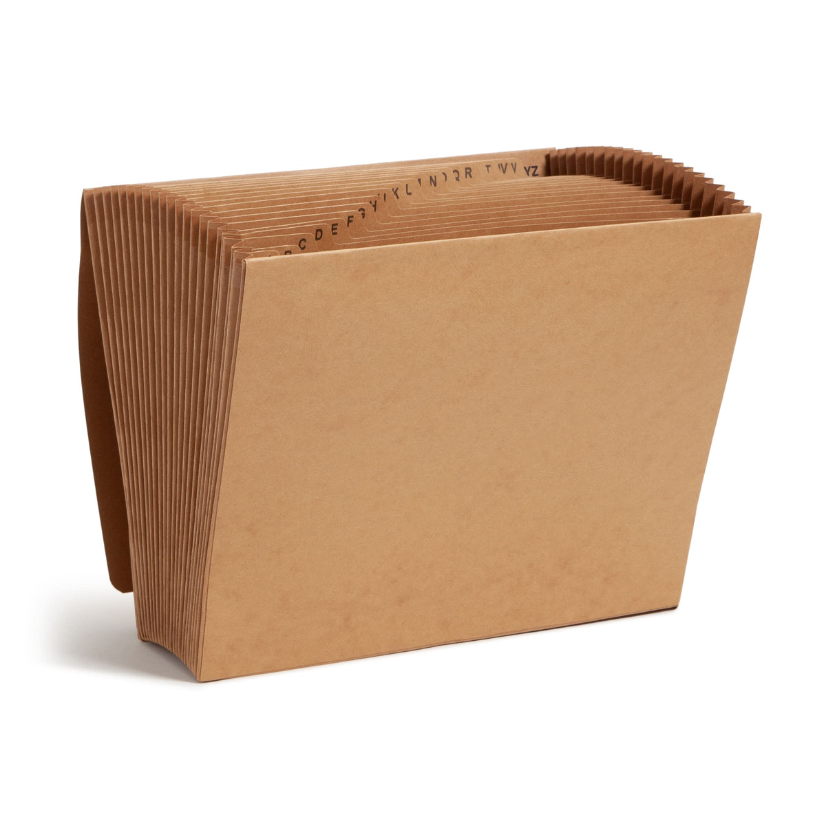 Expanding Files, 21 Pockets, Alphabetic A-Z, Kraft Color, Letter Size, Set of 1, 086486701211