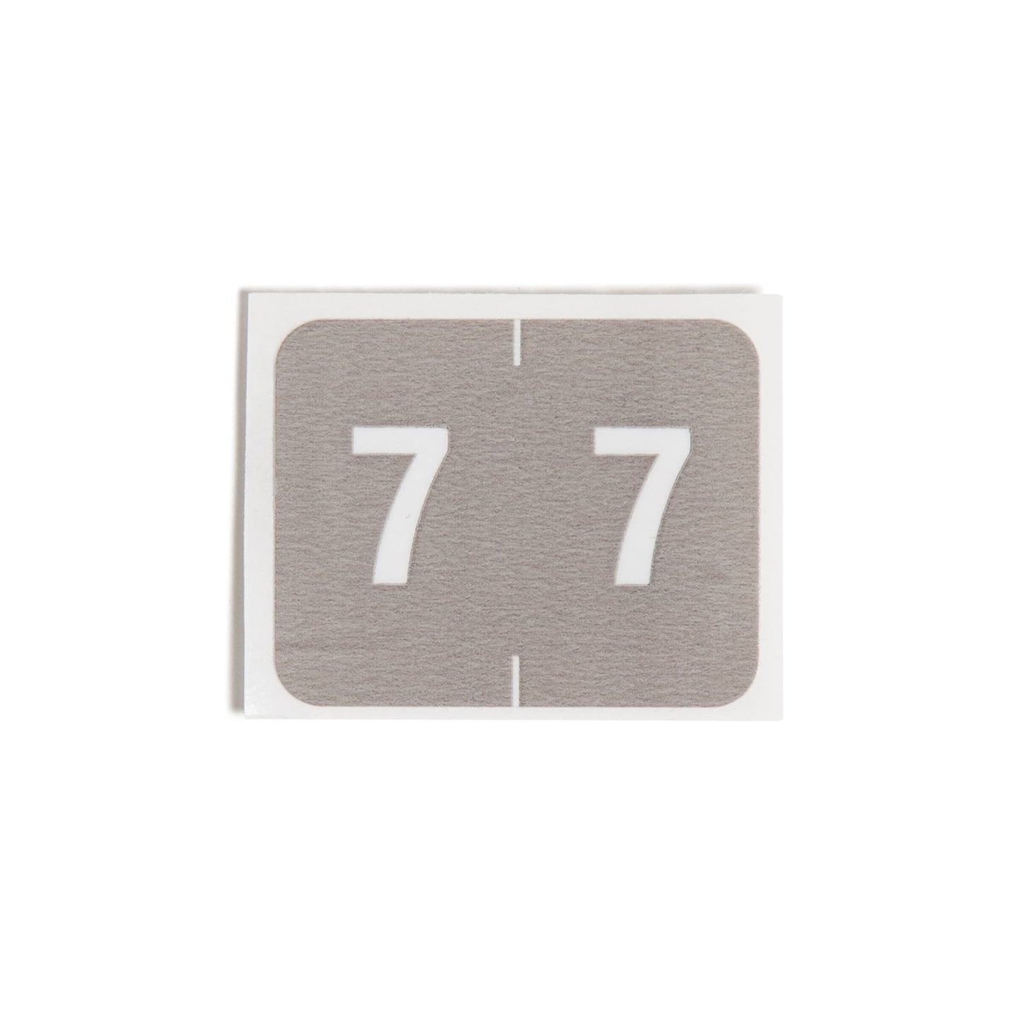 DCCRN Color-Coded Numeric Labels - Rolls, Gray Color, 1-1/4" X 1" Size, Set of 500, 086486673471