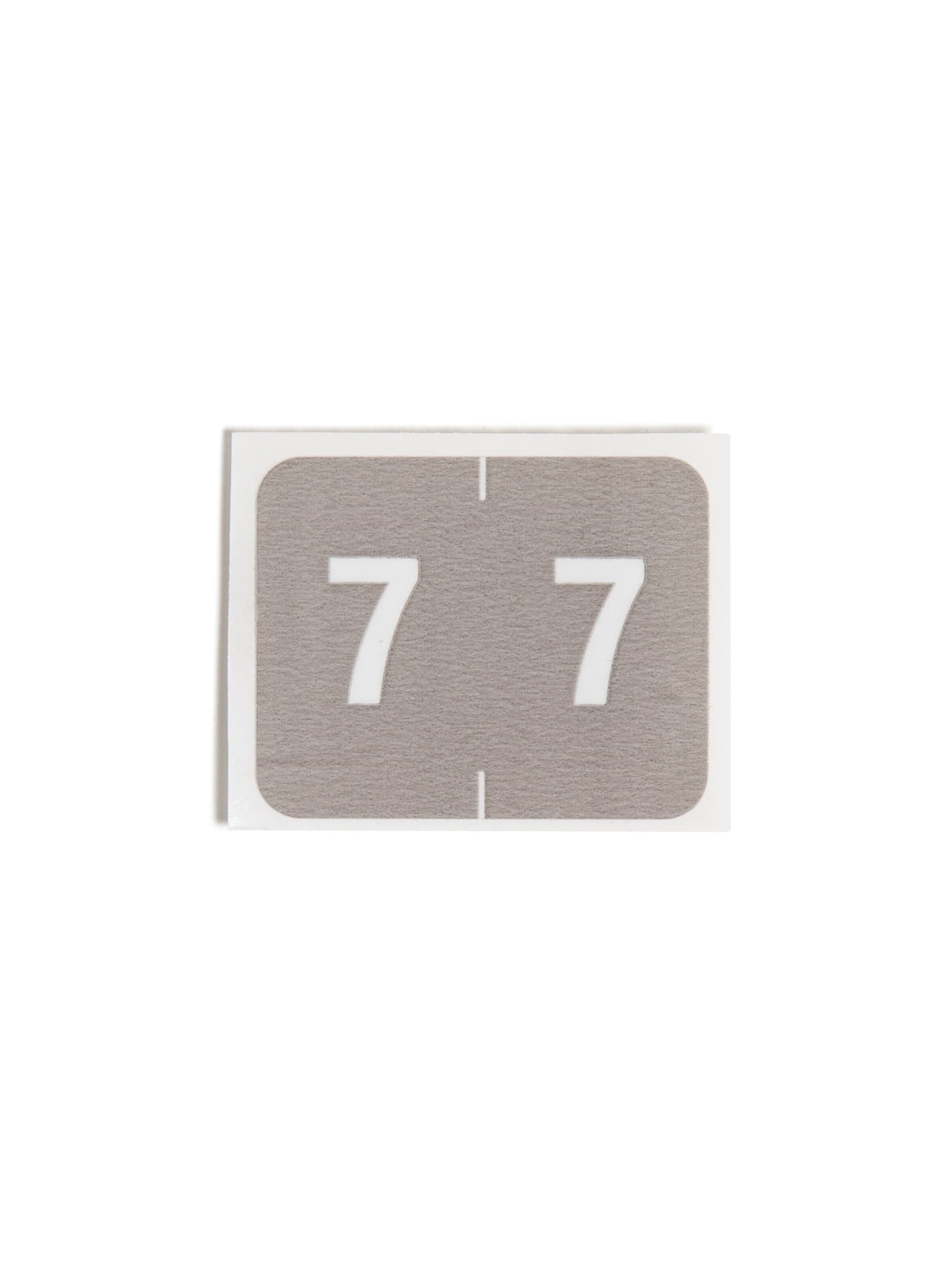 DCCRN Color-Coded Numeric Labels - Rolls, Gray Color, 1-1/4" X 1" Size, Set of 50, 086486673471