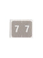 DCCRN Color-Coded Numeric Labels - Rolls, Gray Color, 1-1/4" X 1" Size, Set of 50, 086486673471