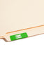 AlphaZ® ACCS Color Coded Alphabetic Labels - Sheets, Light Green Color, 1" X 1-5/8" Size, Set of 100, 086486671835
