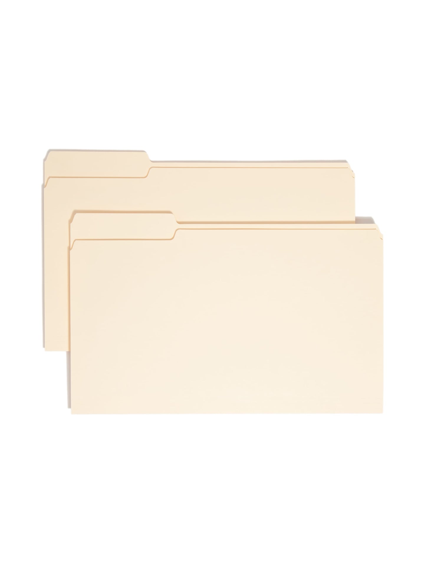Standard File Folders, 1/3-Cut Left Tab, Manila Color, Legal Size, Set of 100, 086486153317