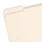 Heavy Duty Reinforced Tab File Folders, 1/3-Cut Tab, Manila Color, Letter Size, Set of 100, 086486104340