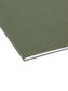 Standard Hanging File Folders, Without Tabs, Standard Green Color, Letter Size, Set of 25, 086486640107