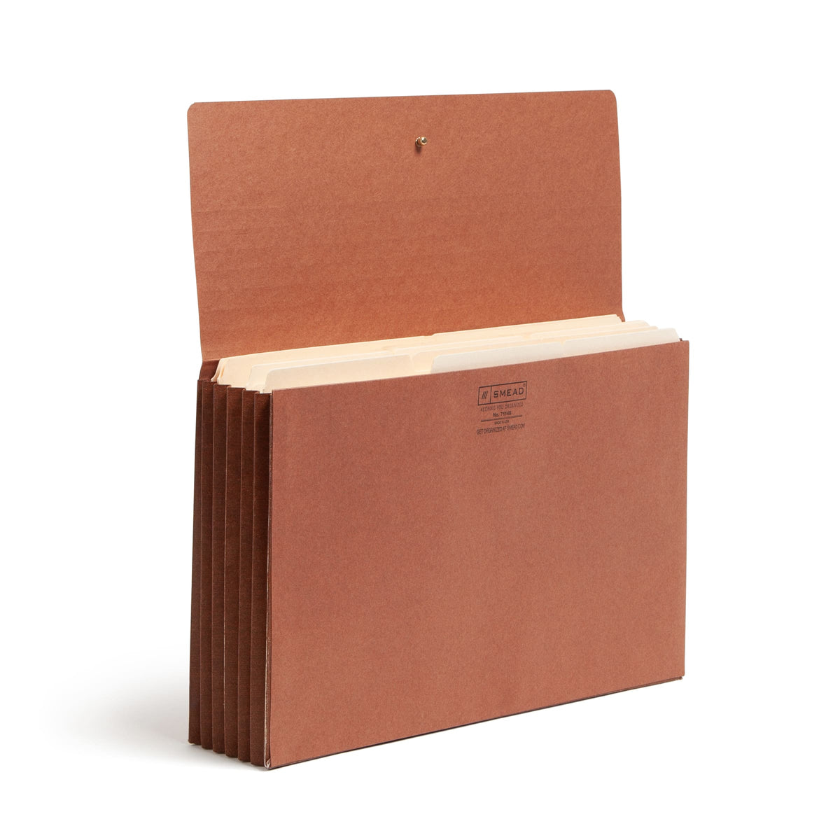 Extra Wide Redrope End Tab Wallets, Straight Cut Tab, 5-1/4 Inch Expansion, Redrope Color, Extra Wide Legal Size, Set of 10, 30086486711488
