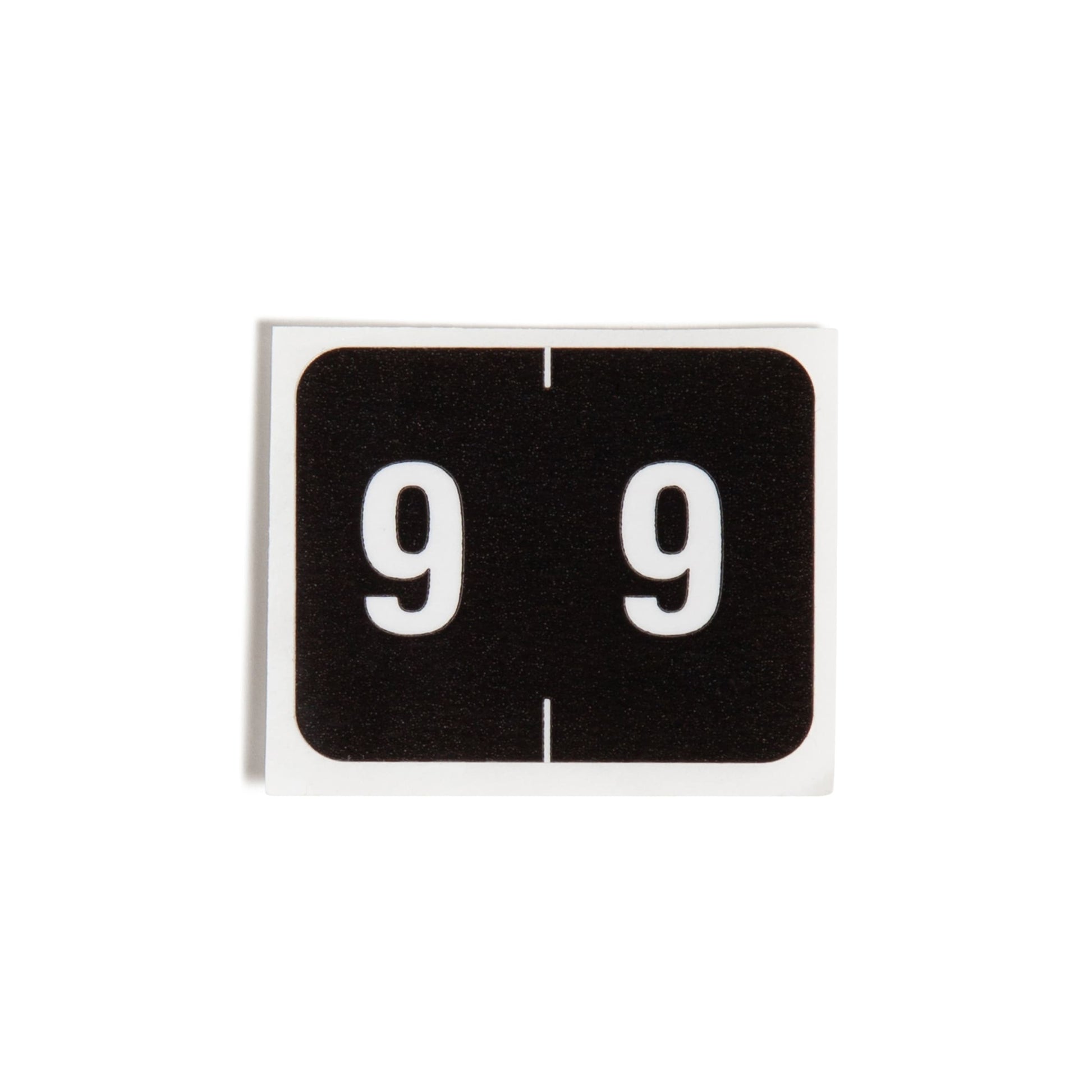 DCCRN Color-Coded Numeric Labels - Rolls, Black Color, 1-1/4" X 1" Size, Set of 500, 086486673495
