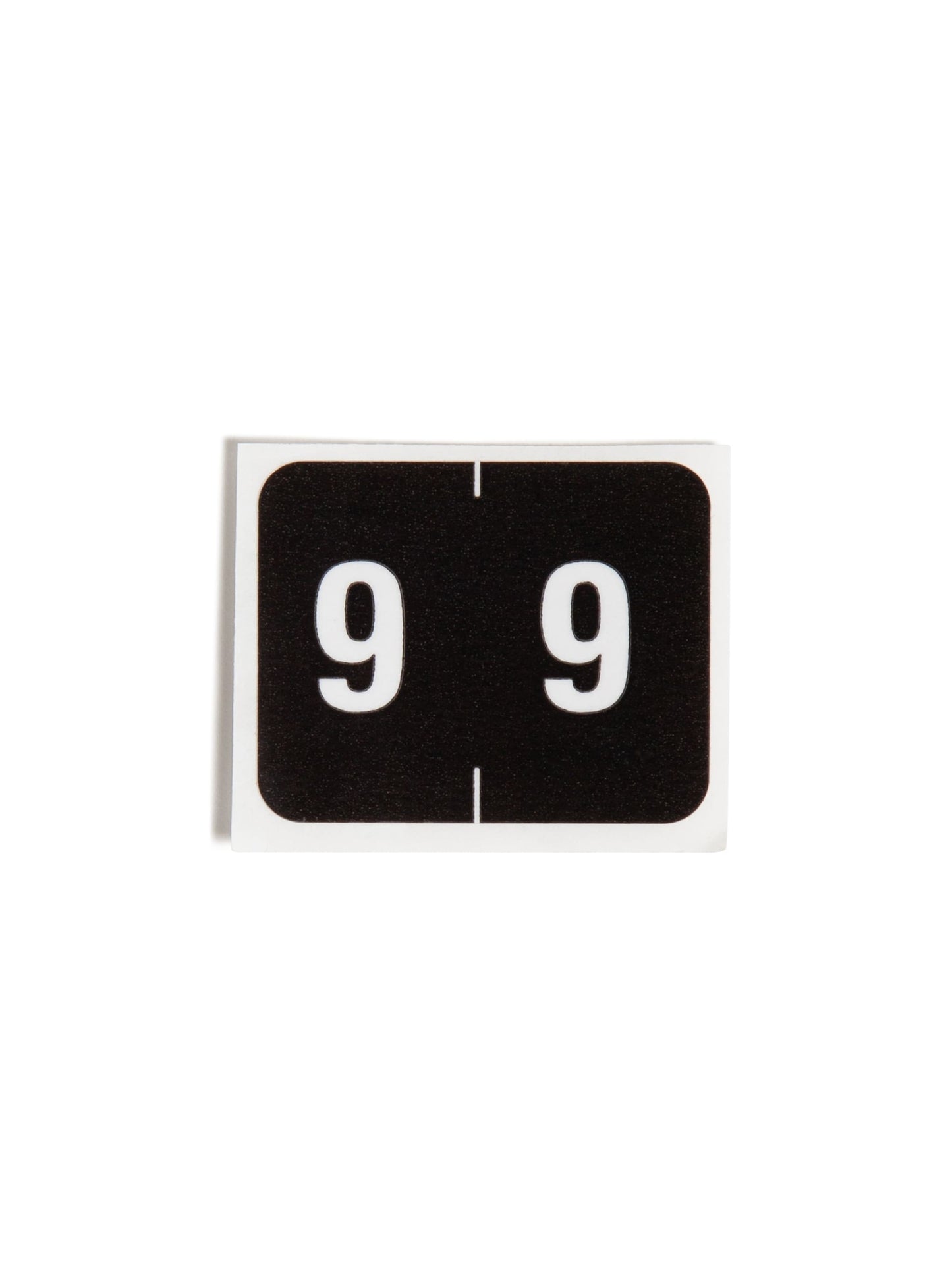 DCCRN Color-Coded Numeric Labels - Rolls, Black Color, 1-1/4" X 1" Size, Set of 1, 086486673495