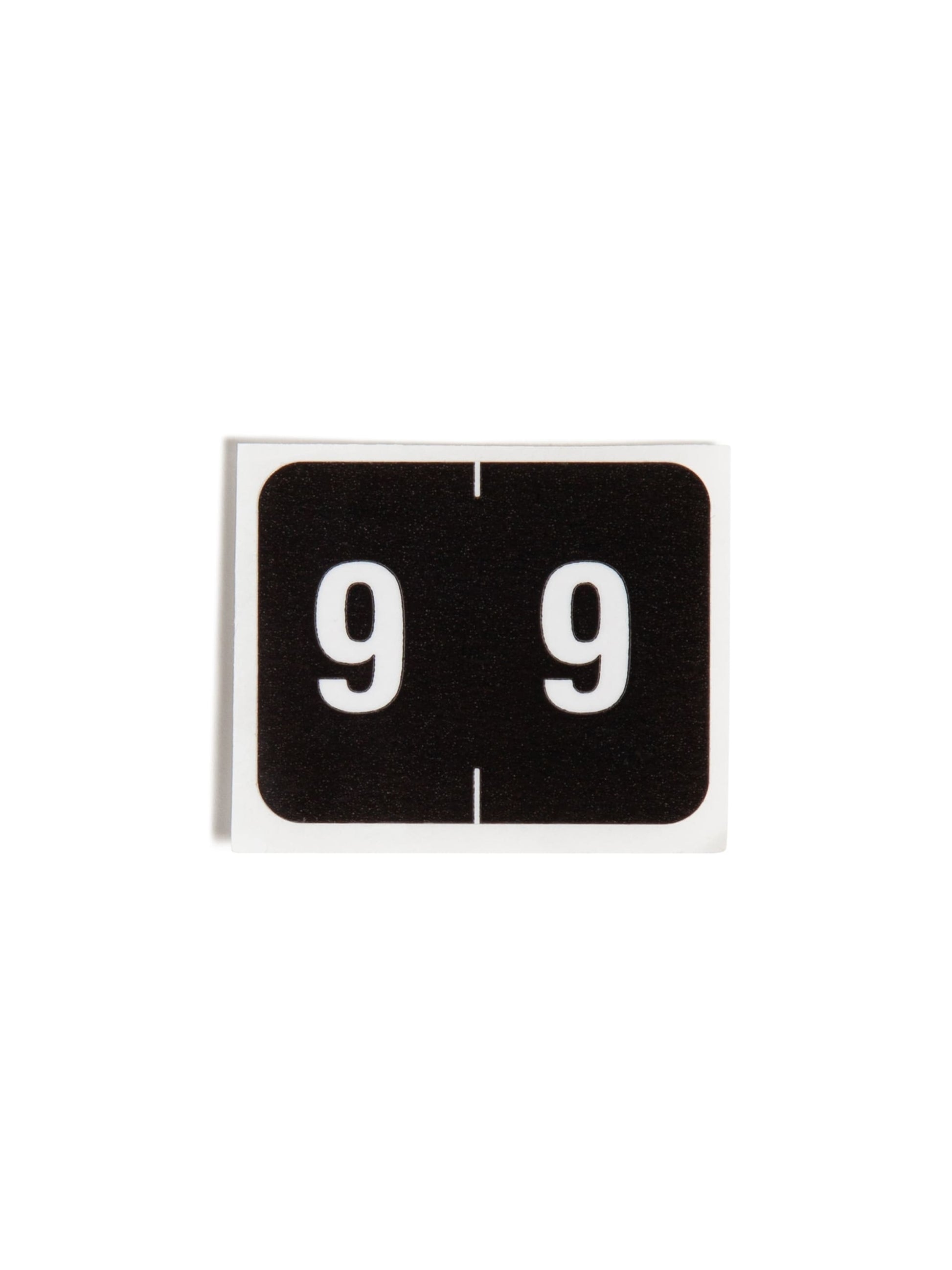DCCRN Color-Coded Numeric Labels - Rolls, Black Color, 1-1/4" X 1" Size, Set of 50, 086486673495