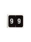 DCCRN Color-Coded Numeric Labels - Rolls, Black Color, 1-1/4" X 1" Size, Set of 50, 086486673495