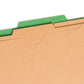 SafeSHIELD® Pressboard Classification File Folders with Pocket Dividers, Green Color, Legal Size, Set of 10, 30086486190832