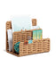 Woven desk organization , 6.1" x 4.2" x 5", BrownWoven Letter Sorter, Woven, Brown, 6.1" x 4.2" x 5", Brown, 6.1" X 4.2" X 5" Size, Set of 1, 843463160887
