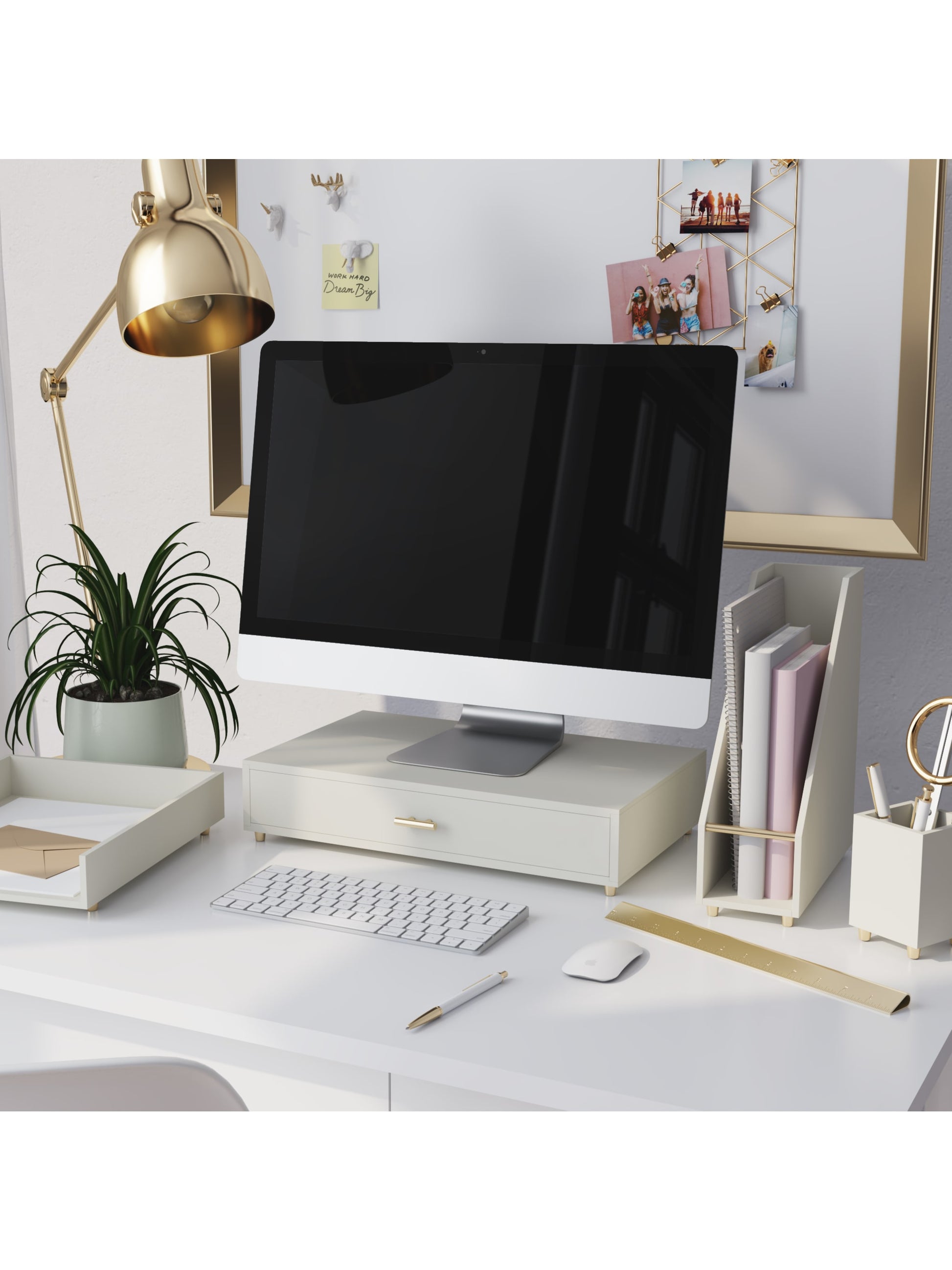 Juliet Magazine Holder, Juliet, White, White, Set of 1, 843463134635